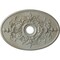 Ekena Millwork Alexa Medallion (Canopies up to 5 5/8"), 30 3/4"W x 21 1/4"H x 3 7/8"ID x 1 5/8"P, Flash Gold CM21X30ALFLS - alternate 1